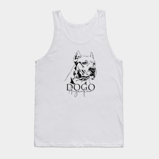 Proud Dogo Argentino dog portrait gift Tank Top